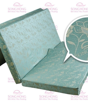 Nệm Bông Tinh Khiết SÔNG HỒNG vải gấm